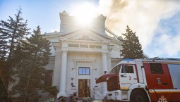 Пожар в здании Панорамы полностью ликвидирован