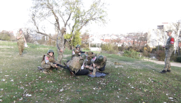 Подростки сразились в военно-тактической игре «Щит и меч»