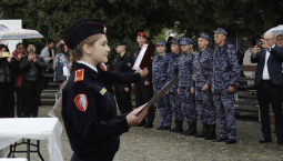Кадеты гимназии №10 присягнули на верность Родине