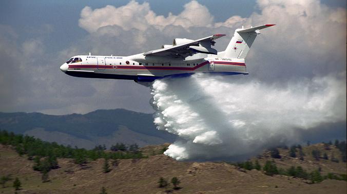 Налет российских Бе-200 на тушении пожаров в Греции и Турции превысил несколько сотен часов