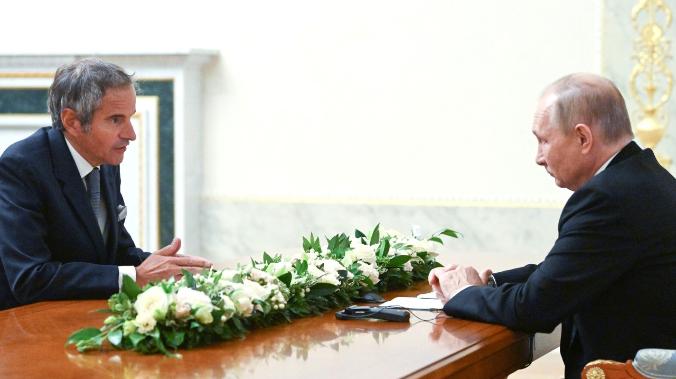 Гендиректор МАГАТЭ Гросси поговорил с Путиным о ЗАЭС