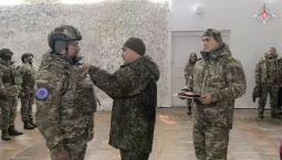 Добровольцам «БАРС-37» вручили награды Минобороны