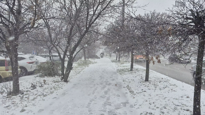 14 и 15 января в Крыму прогнозируют мокрый снег