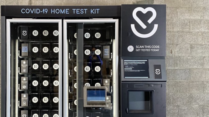 Автомат по продаже тестов на COVID появился в США
