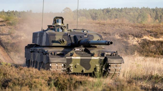 На выставке в Лондоне показали модифицированный танк Challenger 3