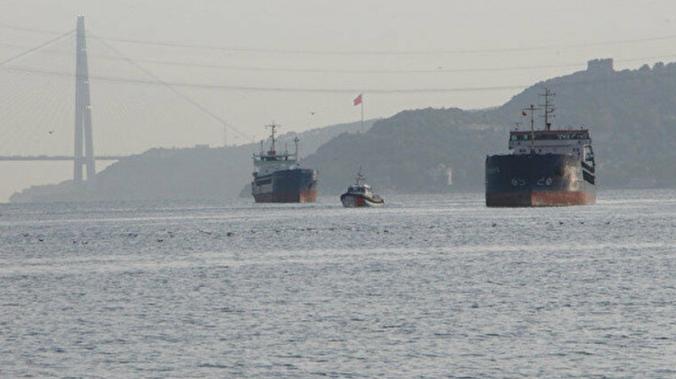 Российский сухогруз столкнулся с турецким судном в проливе Босфор