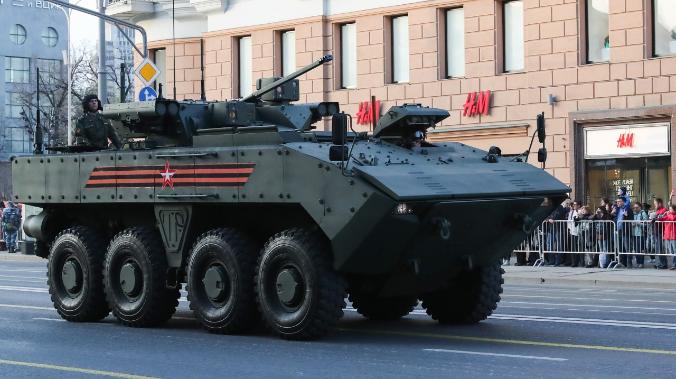 Россия планирует создать колесный танк на платформе «Бумеранг»