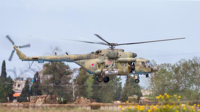 Сирийские боевики атаковали вертолет ВКС России