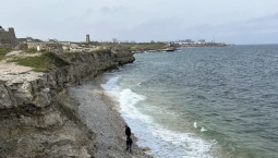 Учёные изучают береговую линию в Херсонесе