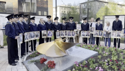 В Архангельске открыли сквер в честь экипажа ледокольного парохода «Сибиряков»