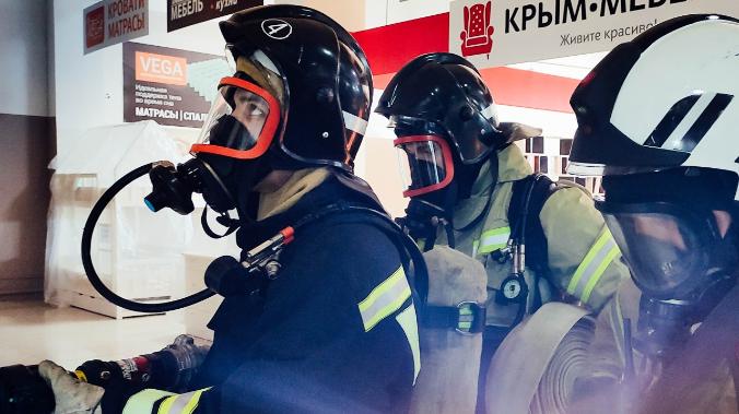 В севастопольском ТЦ ликвидировали условный пожар