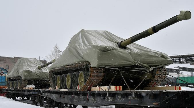 Войска получили партию новейших танков Т-90М 