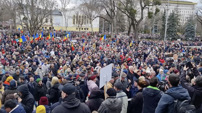 В Кишинёве – масштабный протест из-за роста цен