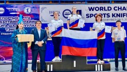 Наталия Долгих из Севастополя завоевала 6 медалей в метании ножа