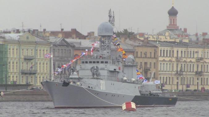 Российский корабль столкнулся с контейнеровозом у берегов Дании
