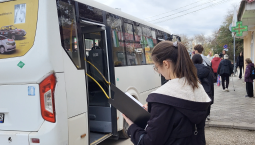 В бухте Казачья сверили график движения маршруток