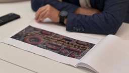 Представлены эскизы элементов проспекта Античный