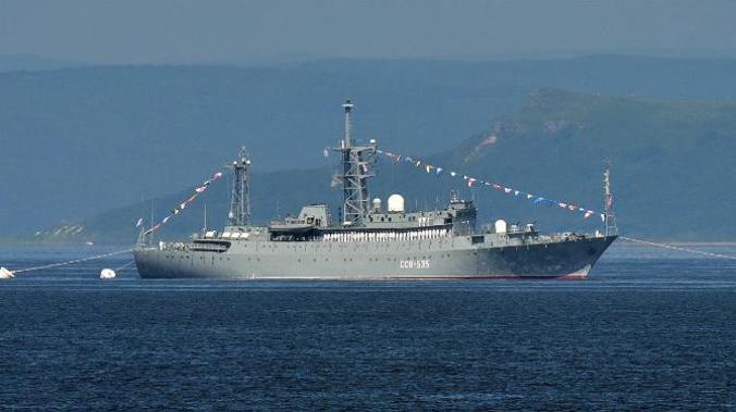 Российский военный разведывательный корабль «Карелия» вновь заметили рядом с Гавайями 