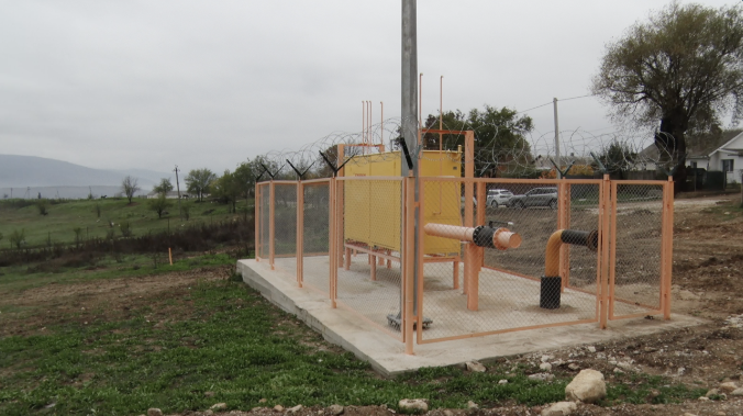 В селе Передовое сдали вторую очередь газопровода  