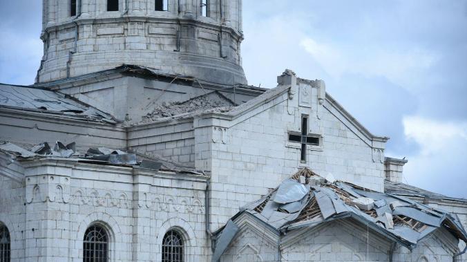 ВС Азербайджана отрицают причастность к разрушению храма в Шуши