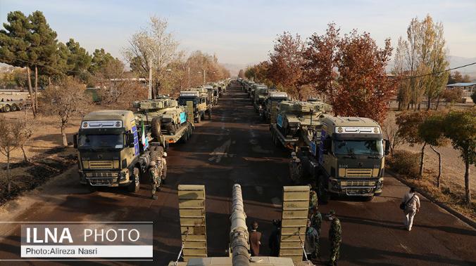 Подразделения 11-й артиллерийской группы иранской Армии  перебрасываются к границе