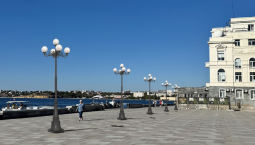 Фонари на Приморском бульваре будут чугунными 