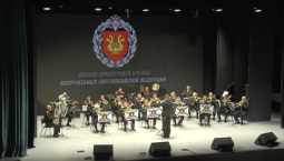 Оркестр 810-й бригады выступил в честь 12-й годовщины Русской весны