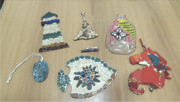 Волонтёры Севастополя сделали мозаику из переработанного стекла