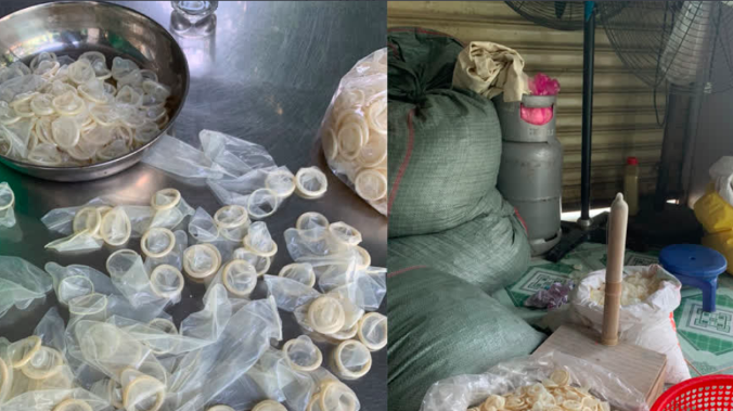 Полиция Вьетнама конфисковала более 300 тысяч презервативов из-за повторного использования