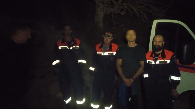 Спасатели помогли туристу спуститься с горы Куш-Кая