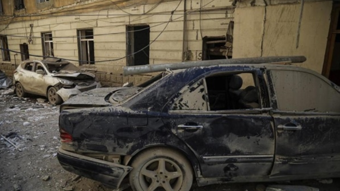 Под обстрел попала школа в Азербайджане