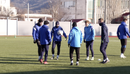 ФК «Севастополь» провёл в Балаклаве первую в году тренировку