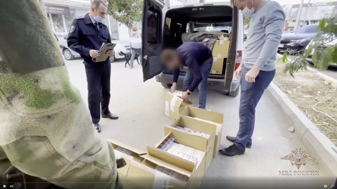 В Севастополе изъяли табак без марок на 15 млн руб.