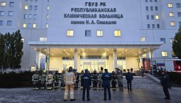Тушение пожара в больнице отработали в Крыму