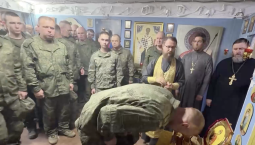 Мощи Донского доставили в храм группировки «Север»